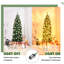 Arbre de Noël pin floqué et illuminé-1393078014