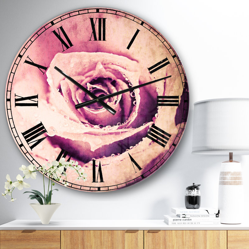 Horloge murale mauve, Petit