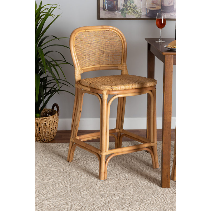 Jayce Rattan Jayce Bar & Counter Stool, Counter Stool (26" Seat Height)