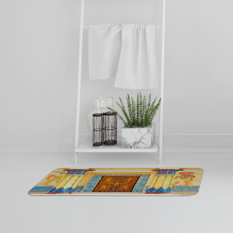 Shoell Non-Slip Bath Rug, Temple of Luxor Gate