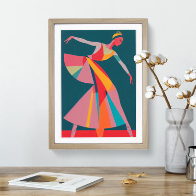 Pop Art Ballerina No.4 - Single Picture Frame Print