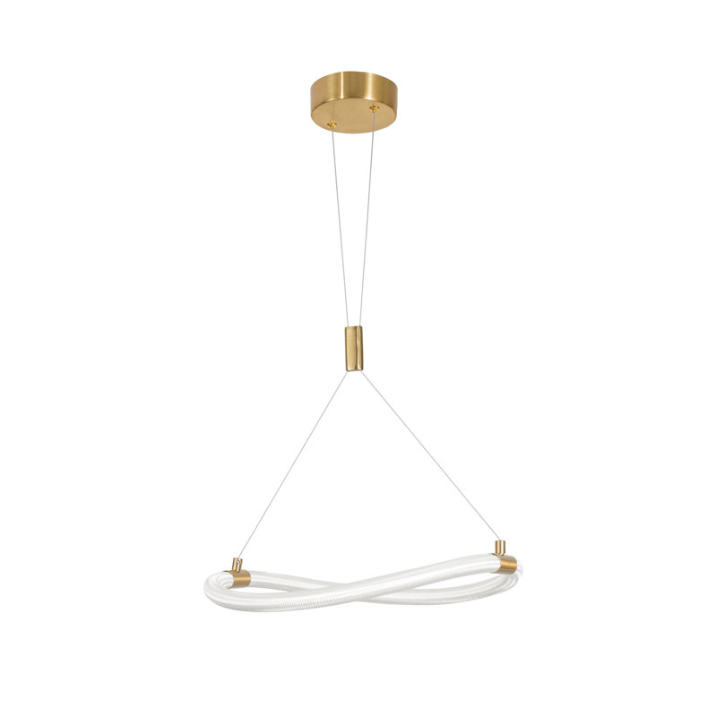 1 - Light Gold LED Unique/Statement Pendant