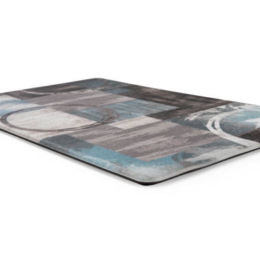 Anti-Fatigue Mat - Cushioned Kitchen Floor Mats - Grey 2-Piece Antifat –  Modern Rugs and Decor