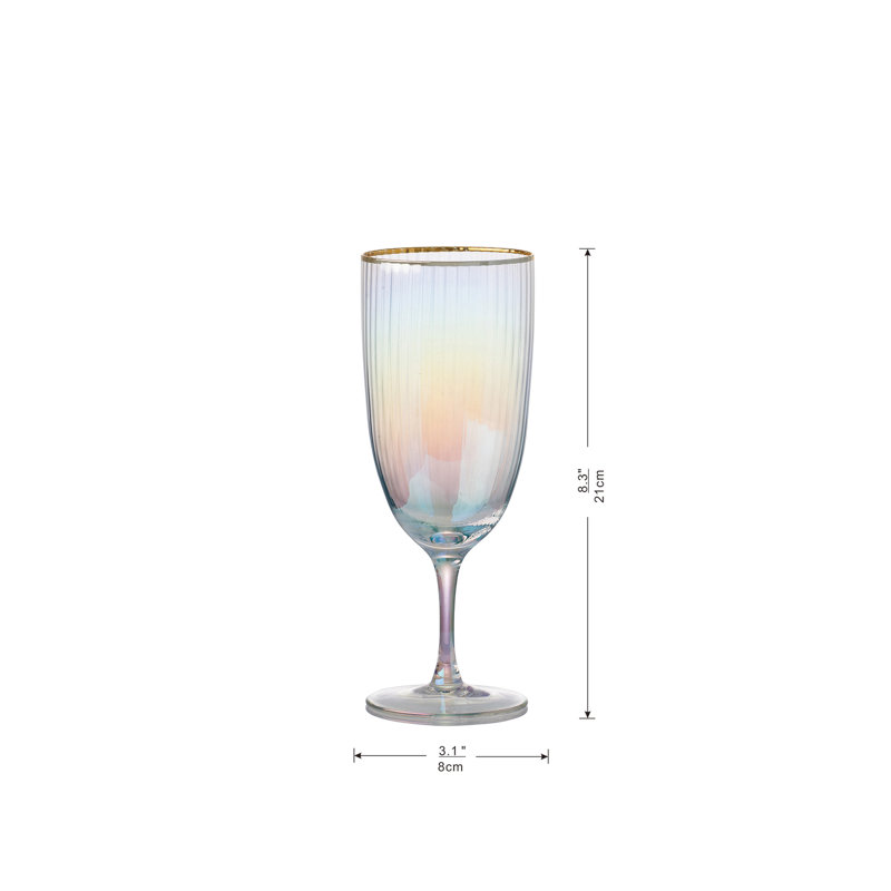 Georgea 10.2 oz. Glass Goblet
