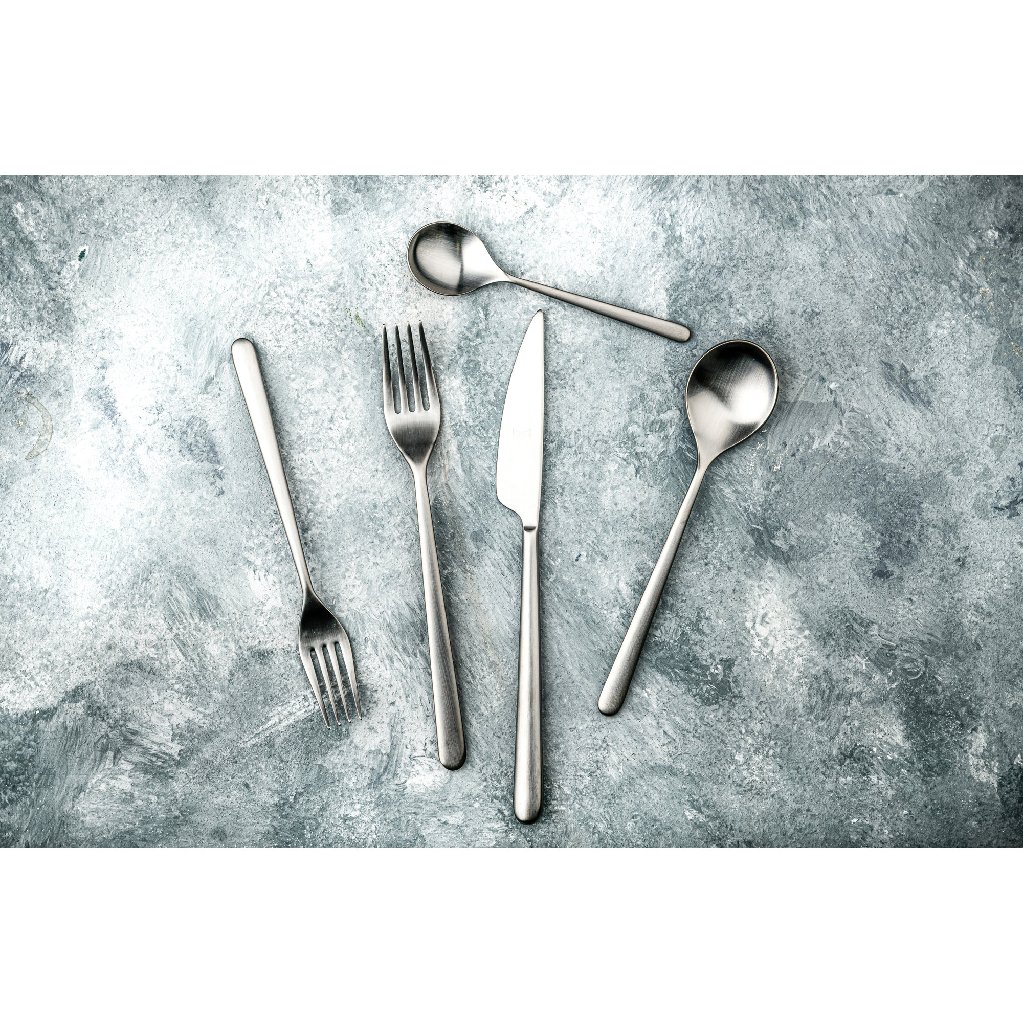 Linea 7 Piece Stainless Steel Hostess Set, Ice