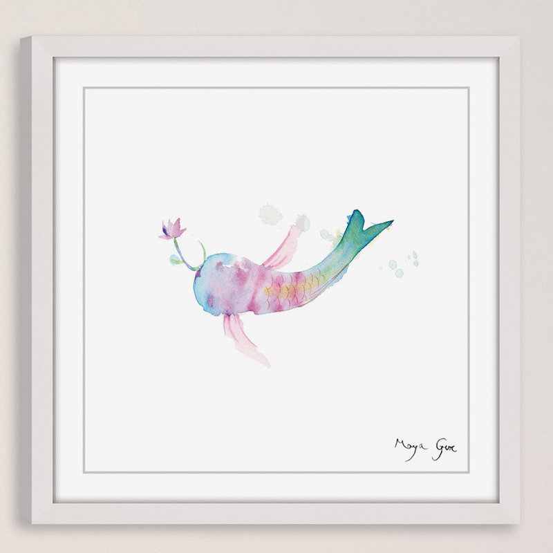 Maya Gur - Single Picture Frame Painting, 51cm H x 51cm W x 3.81cm D