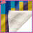 Blue Yellow Vertical Bars Blankets-123584803