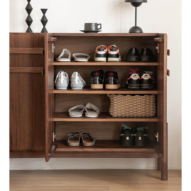 Armoire de rangement pour chaussures Retro, 39.37" H x 70.87" W x 14.96" D