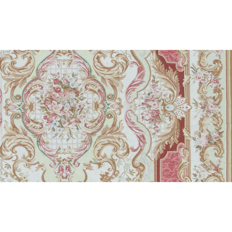 Aubusson Renaissance Wool Oriental Area Rug