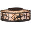 Rustic Lodge 4 - Light Flush Mount