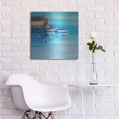  «Port Fairy Moorings» par Craig Trewin Penny, art mural en métal