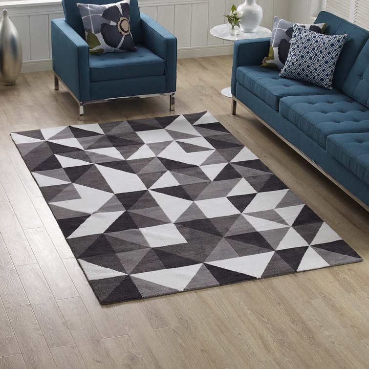 Modway Kahula Geometric Triangle Mosaic Area Rug & Reviews | Wayfair