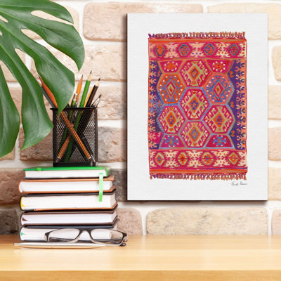 "Epic Graffiti" tapis marocain 2 "par Farida Zaman, art mural sur toile