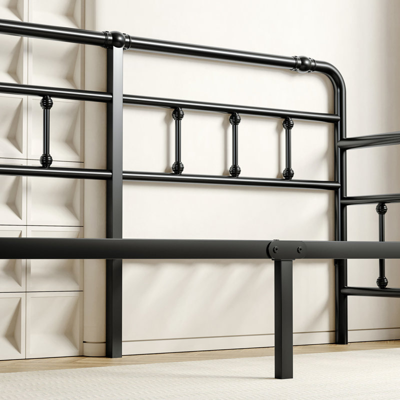 Daybed, Slat Support Sofa Bed Frame, No Box Spring Needed, Black