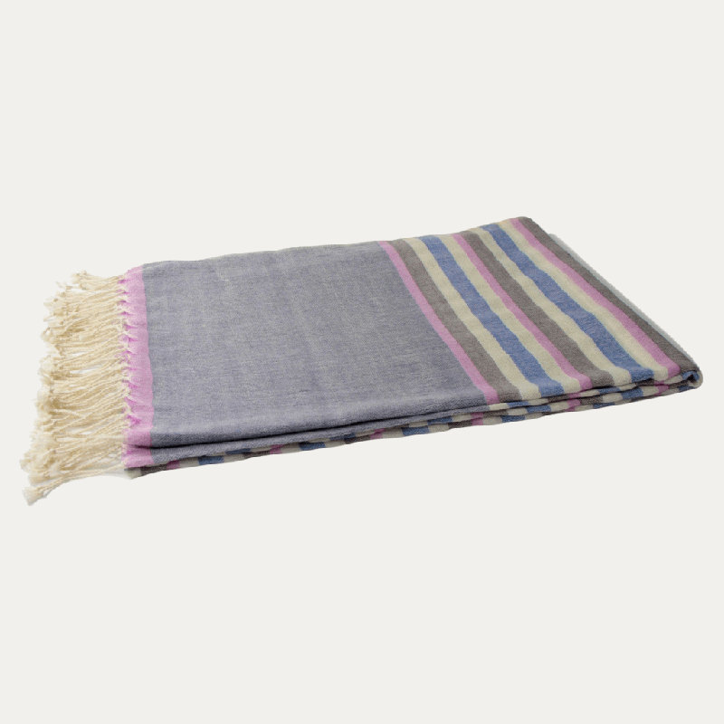 Breeze Throw, Ink/Lilac