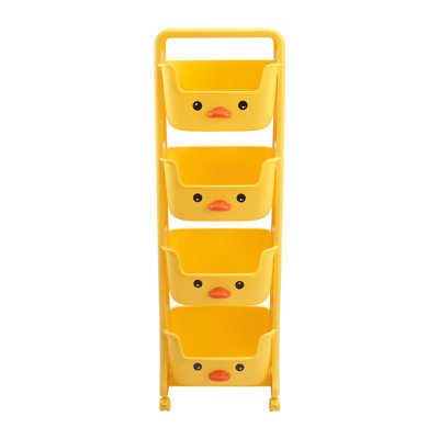 Sporgh 123.5 cm H x 39.5 cm W 4 -Cabinet Utility Cart