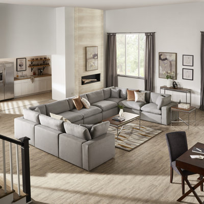 Bania 200" Wide Symmetrical Sectional