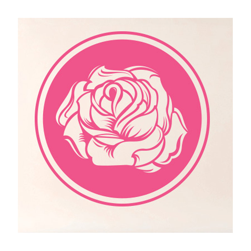 Plants & Flowers Wall Decal, Pink