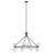 8-light 42"W Metal And Moon Glass Wagon Wheel Shaded Chandelier For Living Room/Bedroom-787679492