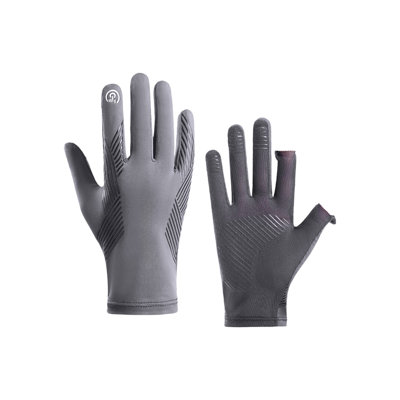 Ice silk glov Ice Silk Sunscreen Gloves For Summer Breathable Thin Against Direct Sunlight Outdoor Driving Against Slipping Touch Screen
