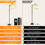 Assiah 160cm LED Arched Floor Lamp-1067565094