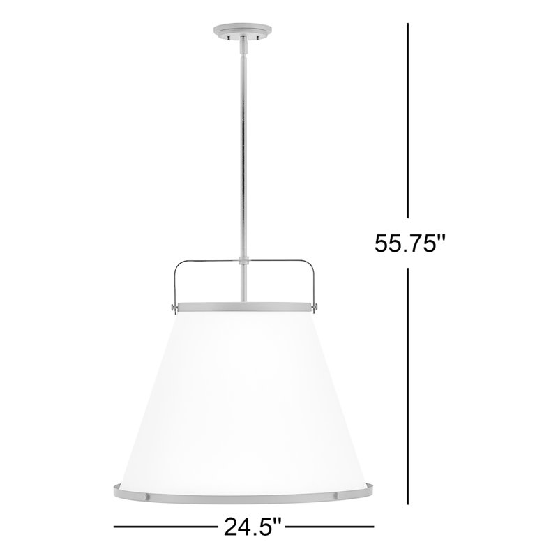 Luminaire suspendu conique à 3 lumières Coco, Noir