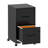 2-Drawer Locking File Cabinet - Sturdy Steel Storage with Rolling Casters for Home Office, Printer Stand, A4/Letter Size-326139659