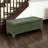 Demingo 41" Upholstered Contemporary Rectangular Storage Ottoman with Safety Hinge, Teal-1305292114