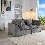 Canapé modulaire à compression à deux places 74,8 po, aucun assemblage requis-44278165