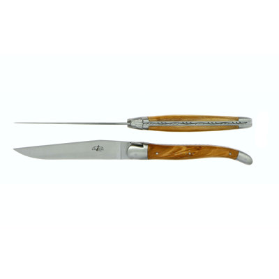 Forge De Laguiole 2 Piece Stainless Steel Steak Knife Set
