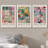 Classical Artwork French Floral Window Girl Woman Colorful Abstract Still Life - Canvas 3 Pieces Henri Matisse Print-91280340-91280341