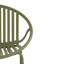 Chaises de salle à manger de patio empilables avec design respirant de style moderne et simple (ensemble de 2), pieds en métal + dossier en plastique-1530578245