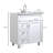 Taziyah 30" Modern Free-standing Single Bathroom Vanity Set With Ceramic Top-1447033359