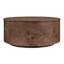 Table basse rotative en bois Burl avec 2 tiroirs (table basse incluse seulement)