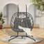 Hammock Egg Chairs with Stand Hanging and UV Resistant Cushions-933055087