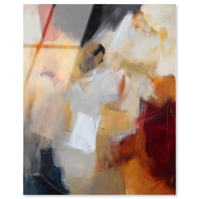 Earth and Fire III Acrylic Modern Abstracts by Art Remedy, Ready to Hang