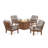 Oxford 5 Piece Multiple Chairs Seating Group with Cushions-88752653-127280775