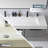 Cedrice 72 in. Rectangular White Composite Granite Stone Console Bathroom Vanity Sink