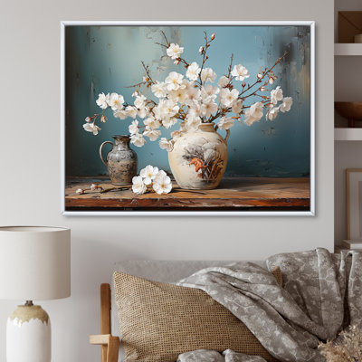 " Cherry Blossom Bouquet Still Life "