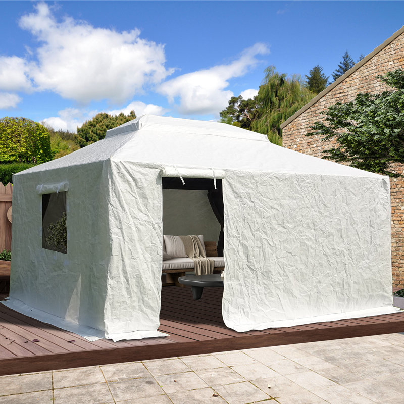 Housse universelle d'hiver pour pavillon de jardin, H 121 po x l 145 po x P 145 po