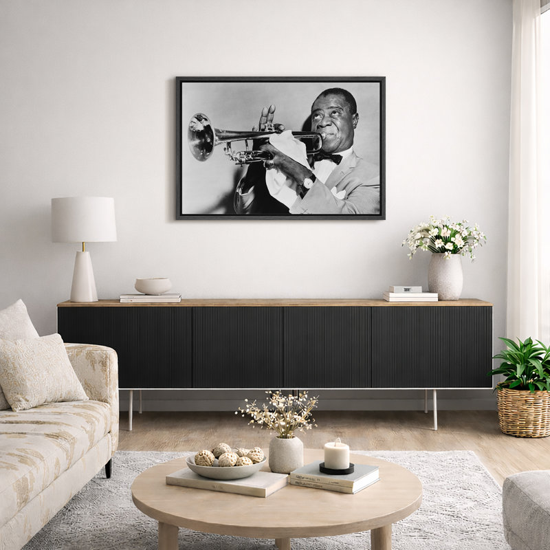 Louis Louis Jazz, Cadre flottant noir, H 24 po x l 36 po