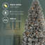 Luxury Pre-lit Faux Hinged Snowy Christmas Tree-117523830