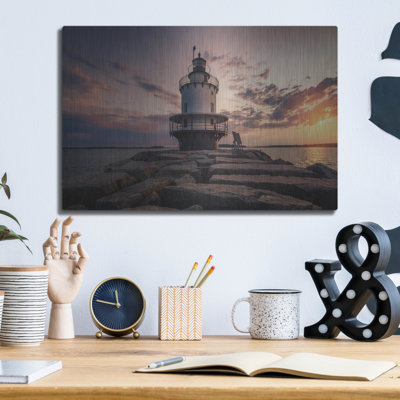 Mur en métal «Sunrise At Spring Point» par Rick Berk