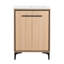 Base de meuble-lavabo 24 po avec lavabo, armoire de rangement avec portes, bois d'ingénierie