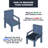 Outdoor/Indoor Chair Cushion Set, Deep Seat Patio Furniture Replacement Cushions-986658245