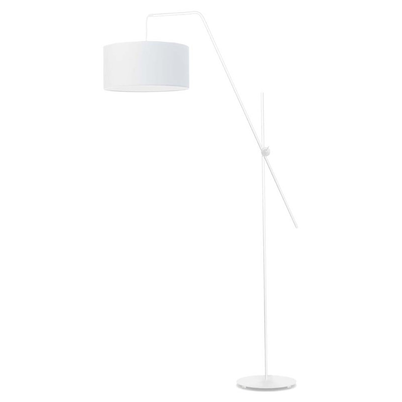 Ayano 176cm Task Floor Lamp, White, White