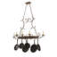 Laramie Steel Oval Hanging Pot Rack