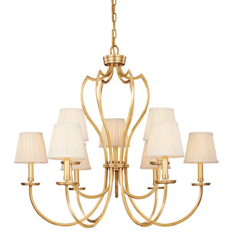 Palermo 1 Light Pendant, Aged Brass