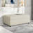 Folding Ottoman Sleeper Bed With Mattress Convertible Guest Bed, Solid Metal Frame-2010014930