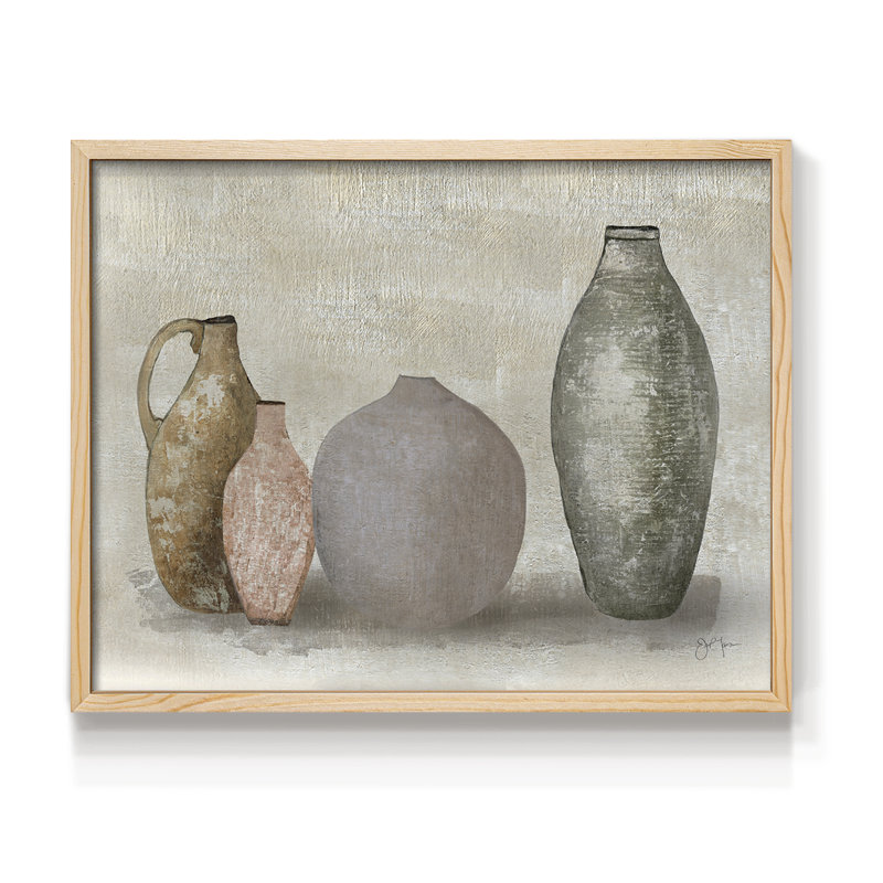 Autumn Vessels -Framed Print - Restickable, Natural, 16" H x 20" W
